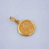 Dije Vigen Milagrosa 0.5gr / 3/4 in / Oro Amarillo 18K &