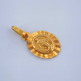 Dije Vigen Milagrosa 0.9gr / 3/4 in / Oro Amarillo 18K &