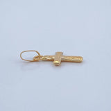 Dije Cruz 0.15gr / 1/2 in / Oro Amarillo 18K &