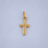 Dije Cruz 0.15gr / 1/2 in / Oro Amarillo 18K &