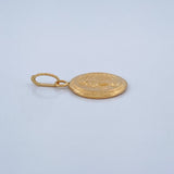 Dije Vigen Milagrosa 0.55gr / 3/4 in / Oro Amarillo 18K &