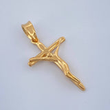 Dije Cruz Cristo 1.25gr / 1 1/4 in / Oro Amarillo 18K &