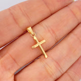 Dije Cruz 0.4gr / 1 in / Oro Amarillo 18K &