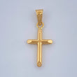 Dije Cruz 0.4gr / 1 in / Oro Amarillo 18K &