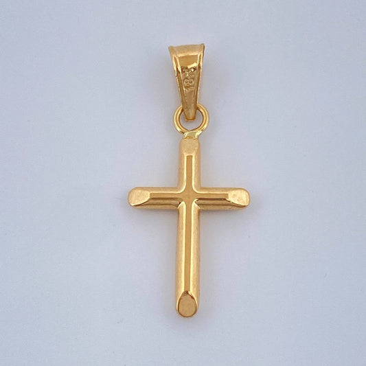 Dije Cruz 0.4gr / 1 in / Oro Amarillo 18K &