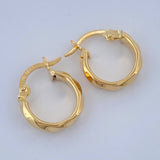Candongas Nia 1.15gr / 1/2 in / Oro Amarillo 18K &