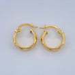 Candongas Nia 1.15gr / 1/2 in / Oro Amarillo 18K &