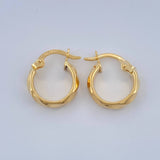 Candongas Nia 1.15gr / 1/2 in / Oro Amarillo 18K &