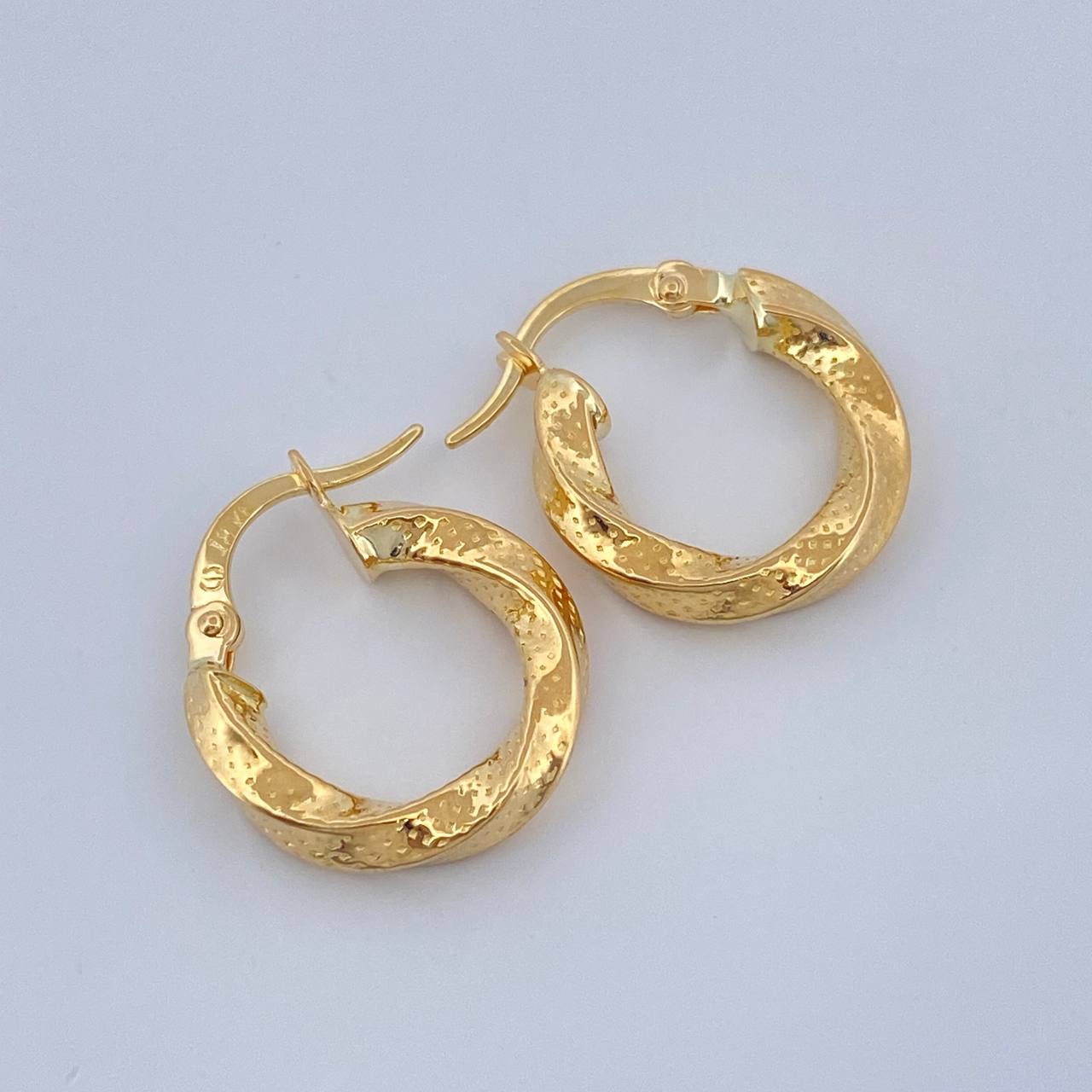 Candongas Yuli 1.7gr / 3/4 in / Oro Amarillo 18K &