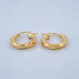 Candongas Yuli 1.7gr / 3/4 in / Oro Amarillo 18K &