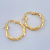 Candongas Mai 1.25gr / 3/4 in / Oro Amarillo 18K &