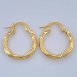 Candongas Mai 1.25gr / 3/4 in / Oro Amarillo 18K &