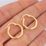 Candongas Mai 1.25gr / 3/4 in / Oro Amarillo 18K &