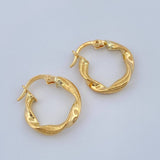 Candongas Alesia 1.2gr / 3/4 in / Oro Amarillo 18K &