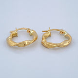 Candongas Alesia 1.2gr / 3/4 in / Oro Amarillo 18K &