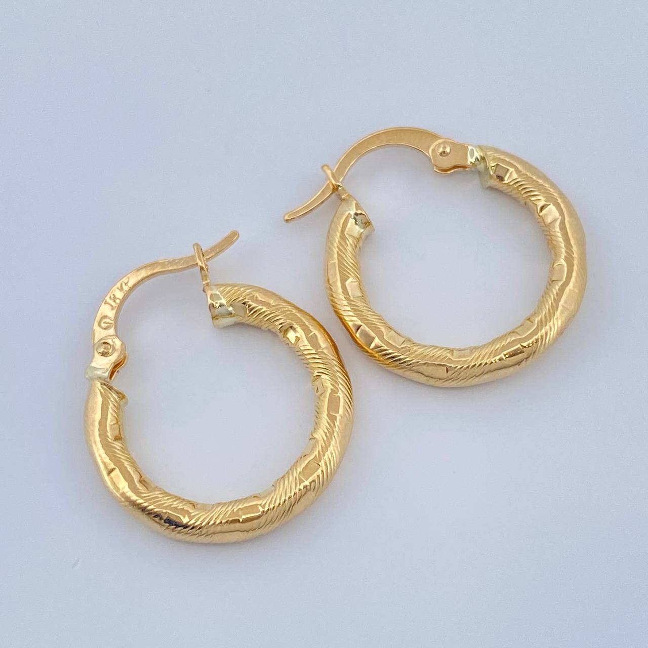 Candongas Sandra 1.65gr / 3/4 in / Oro Amarillo 18K &