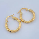 Candongas Sandra 1.65gr / 3/4 in / Oro Amarillo 18K &