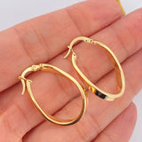 Candongas Clau 2.25gr / 1 1/4 in / Oro Amarillo 18K &