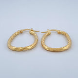 Candongas Dyla 1.5gr / 1 1/4 in / Oro Amarillo 18K &