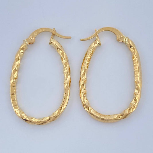 Candongas Dyla 1.5gr / 1 1/4 in / Oro Amarillo 18K &