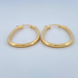 Candongas Jass 2.45gr / 1 1/2 in / Oro Amarillo 18K &