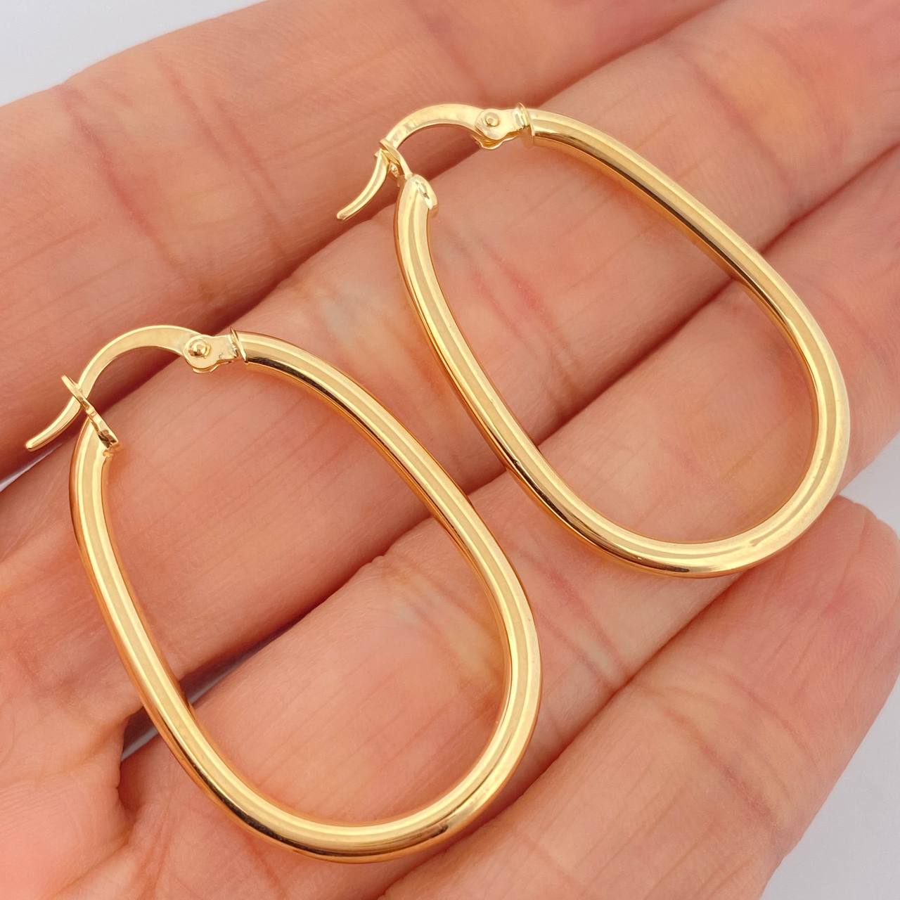 Candongas Jass 2.45gr / 1 1/2 in / Oro Amarillo 18K &