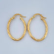 Candongas Arielle 1.4gr / 1 in / Oro Amarillo 18K &