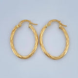 Candongas Arielle 1.4gr / 1 in / Oro Amarillo 18K &