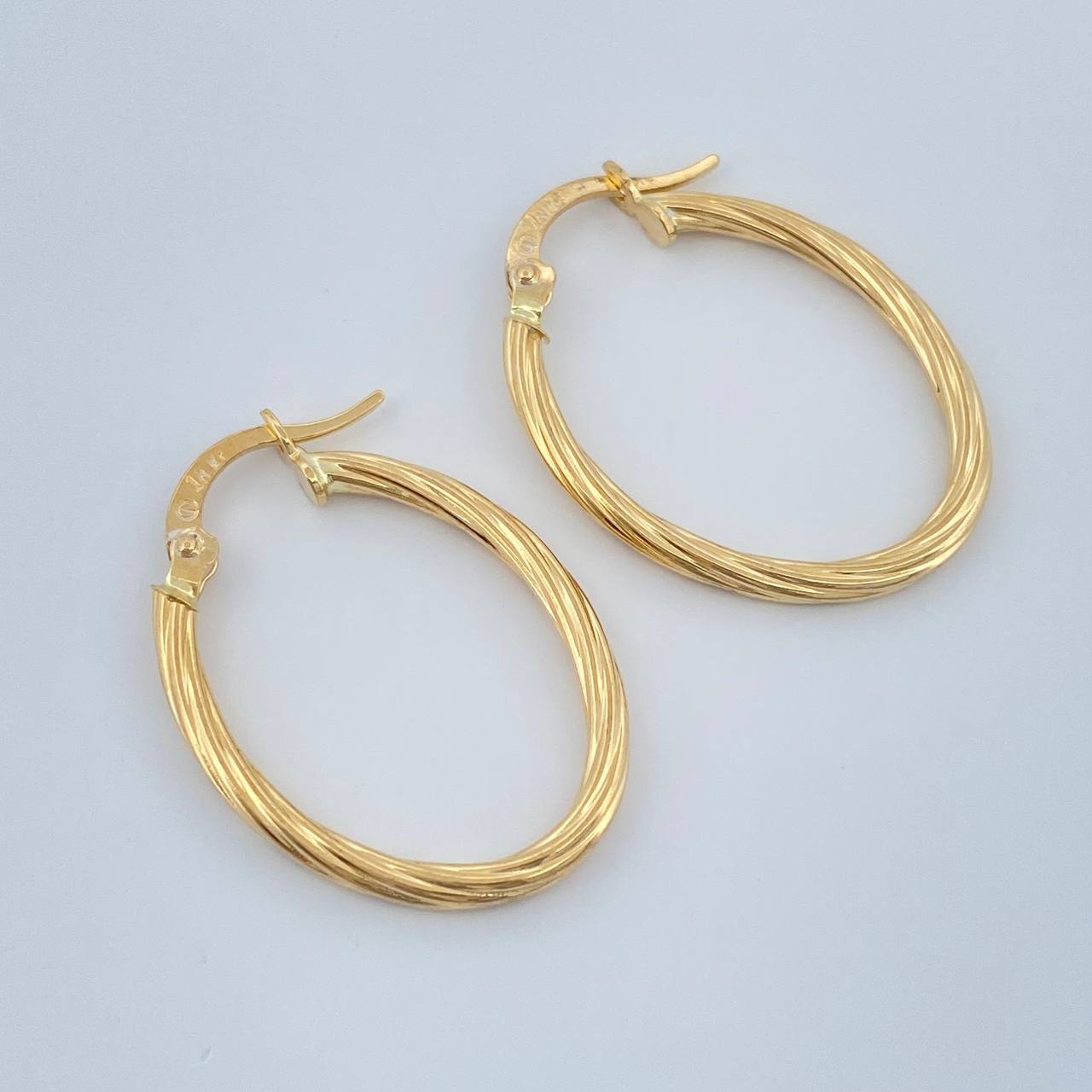 Candongas Arielle 1.4gr / 1 in / Oro Amarillo 18K &