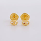 Stud Earrings GC 0.4g / in / 2.7mm Yellow Gold 18K