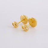 Stud Earrings GC 0.4g / in / 2.7mm Yellow Gold 18K
