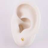 Stud Earrings GC 0.4g / in / 2.7mm Yellow Gold 18K