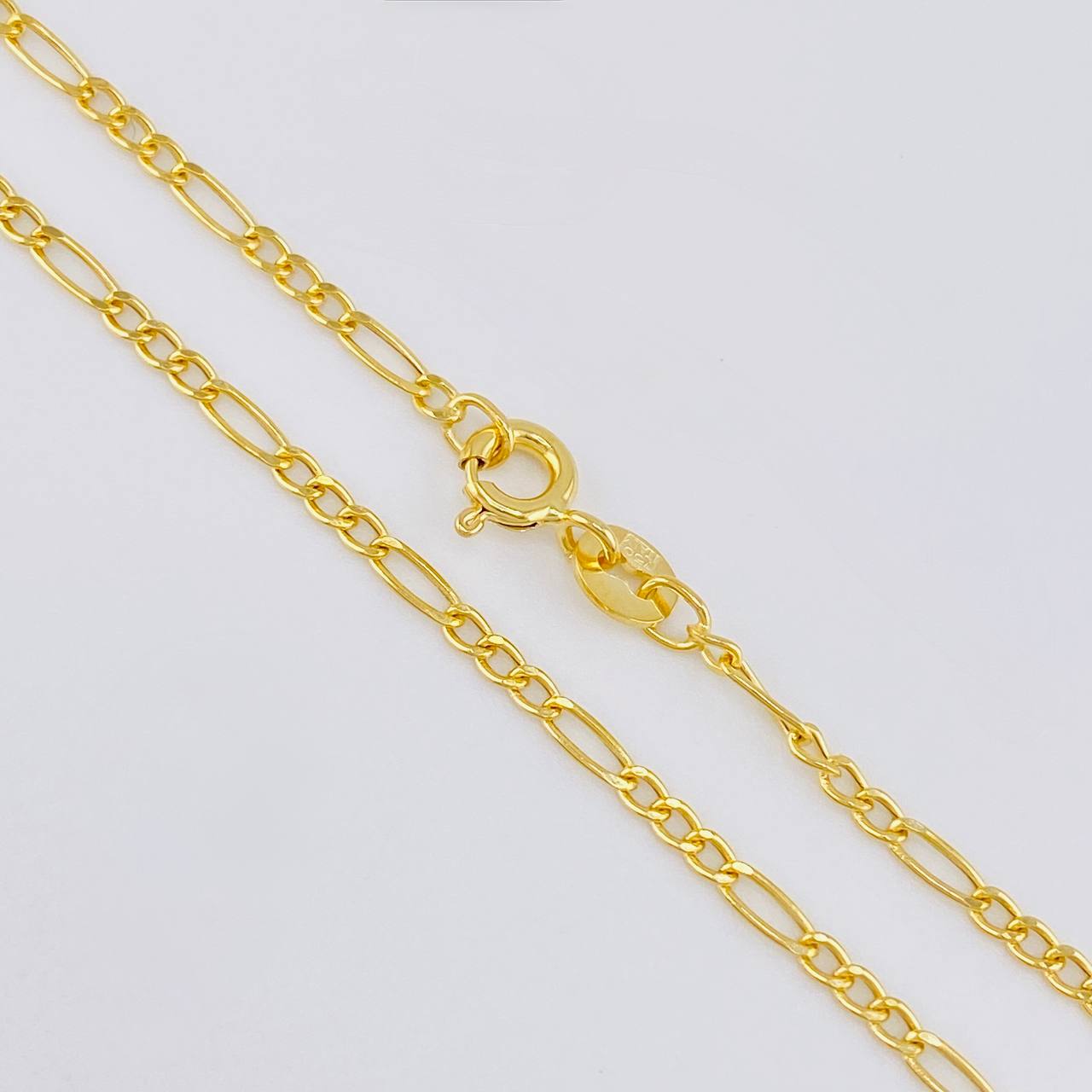 Cadena Figaro 2.9g / 60cm / 1.9mm Oro Amarillo 18K