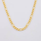 Cadena Figaro 6.3g / 24 in / 3.3mm Oro Amarillo 18K