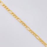 Cadena Figaro 3.75g / 24 in / 3.4mm Oro Amarillo 18K