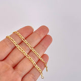 Cadena Figaro 3.6g / 20 in / 3.5mm Oro Amarillo 18K