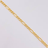 Cadena Figaro 2.75g / 24 in / 2.4mm Oro Amarillo 18K