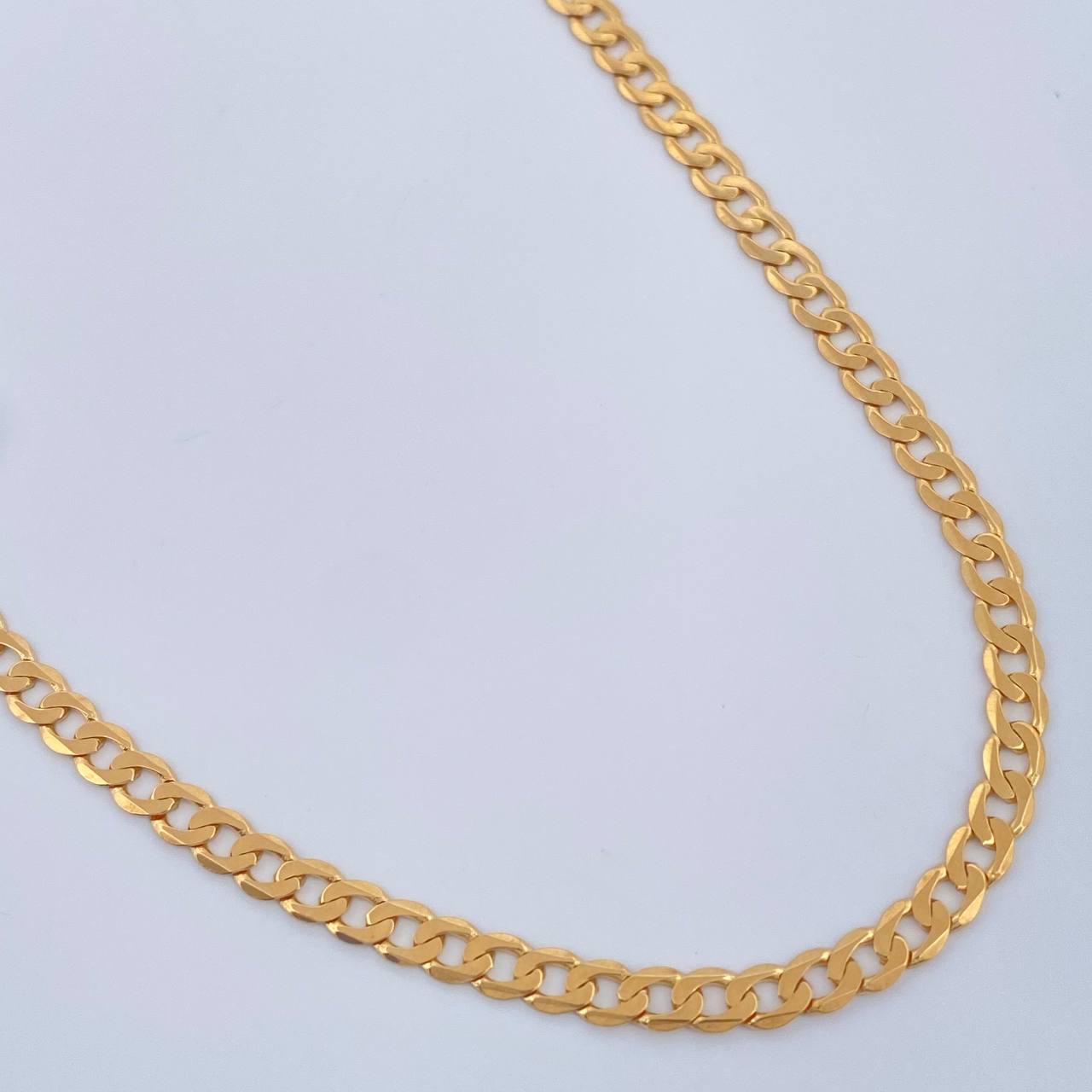 Cadena Cuabana 9.4gr / 23 3/4 in / 2.8mm Oro Amarillo +1 18K &