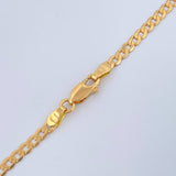 Cadena Cuabana 9.4gr / 23 3/4 in / 2.8mm Oro Amarillo +1 18K &