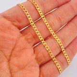 Cadena Cuabana 9.4gr / 23 3/4 in / 2.8mm Oro Amarillo +1 18K &