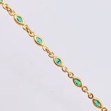 Cadena Burbujas Ovaladas 11.75gr / 19 3/4 in / 3mm Oro Amarillo Nac.Esp. 18K ©