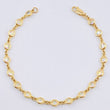 Pulso Burbujas 6.5gr / 7 in / 4.8mm Oro Amarillo Nac.Esp. 18K ©
