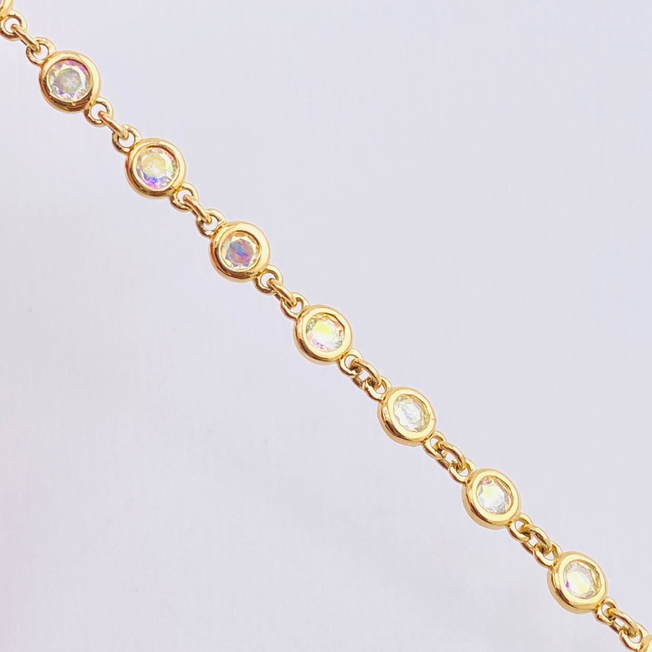 Pulso Burbujas 6.5gr / 7 in / 4.8mm Oro Amarillo Nac.Esp. 18K ©