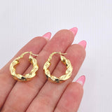 Candongas Lulu 3.25gr / 1 in / Oro Amarillo 18K *