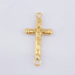 Herraje Cruz Cristo 0.6gr / 1 in / Oro Amarillo 18K