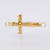Herraje Cruz Cristo 0.6gr / 1 in / Oro Amarillo 18K