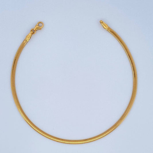 Pulso Serpiente 3.45gr / 7 3/4 in / 2.53mm Oro Amarillo +3 18K $