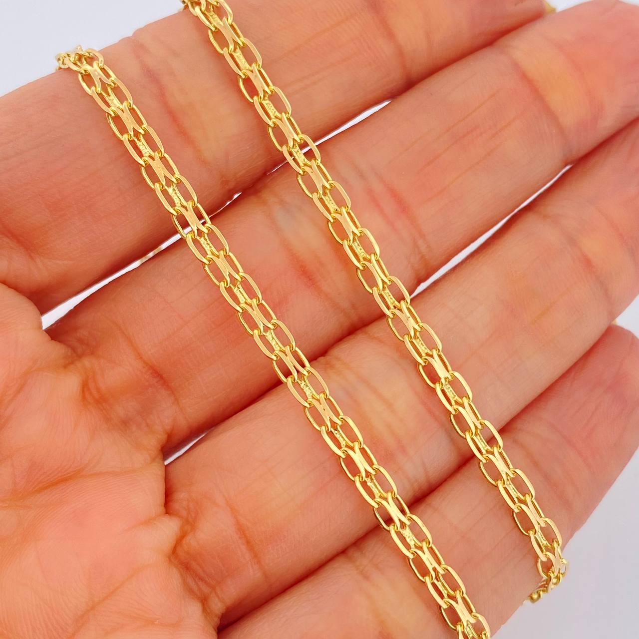 Cadena China 6.75gr / 19 3/4 in / 3.15mm Oro Amarillo 18K $ 1+