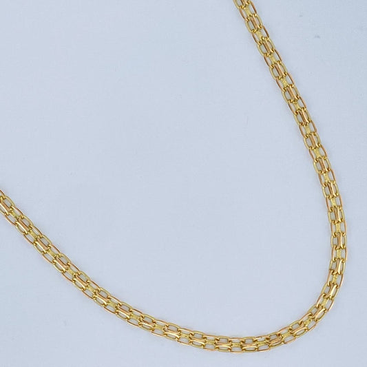 Cadena China 6.75gr / 19 3/4 in / 3.15mm Oro Amarillo 18K $ 1+