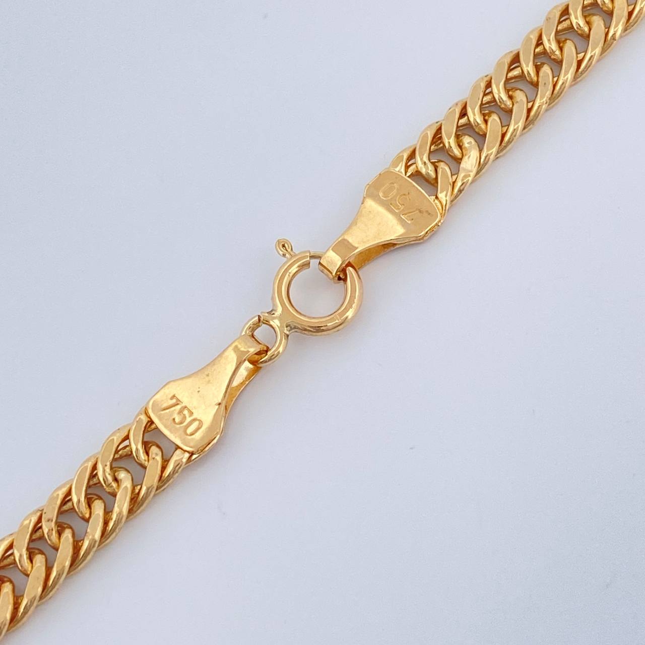 Cadena Cubana 12.55gr / 22 in / 4.1mm Oro Amarillo +1 18K $